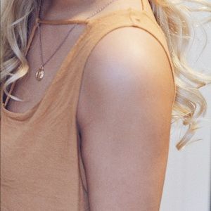 mustard yellow crop tank